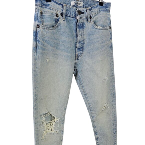 Moussy Vintage Womens Distressed Button Fly Skinny Jeans, Size 26 - Picture 10 of 11